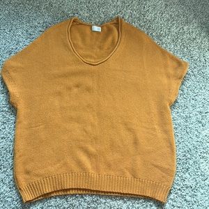 TSE short sleeve cashmere sweater